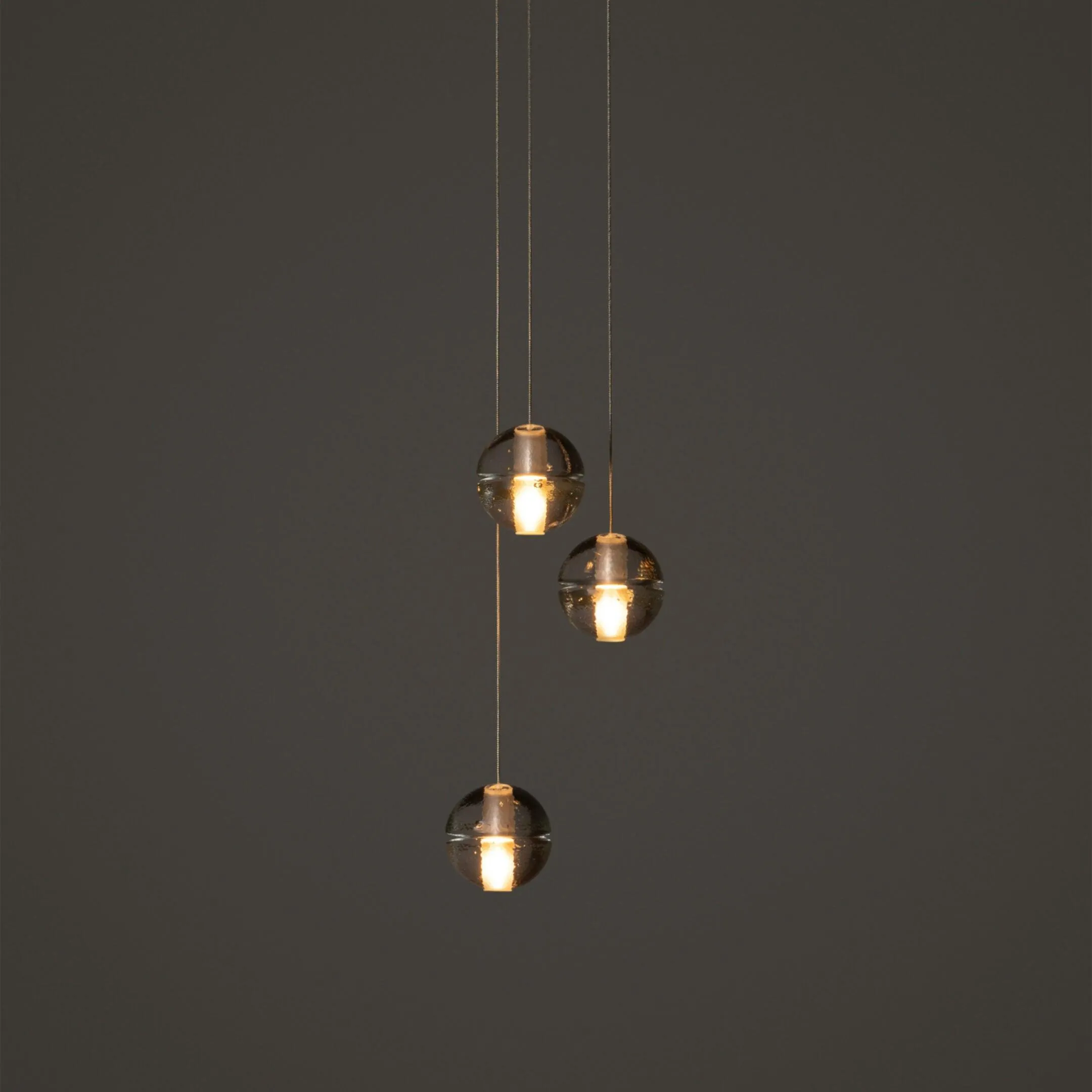 Round K9 Crystal Chandelier
