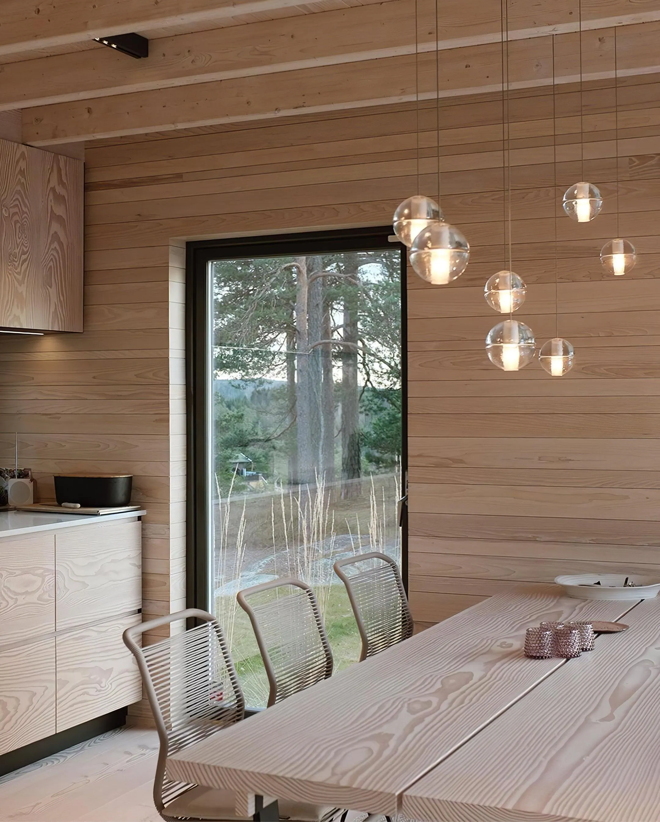 Round K9 Crystal Chandelier