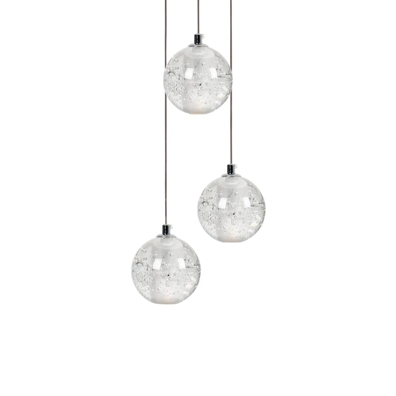 Round K9 Crystal Chandelier