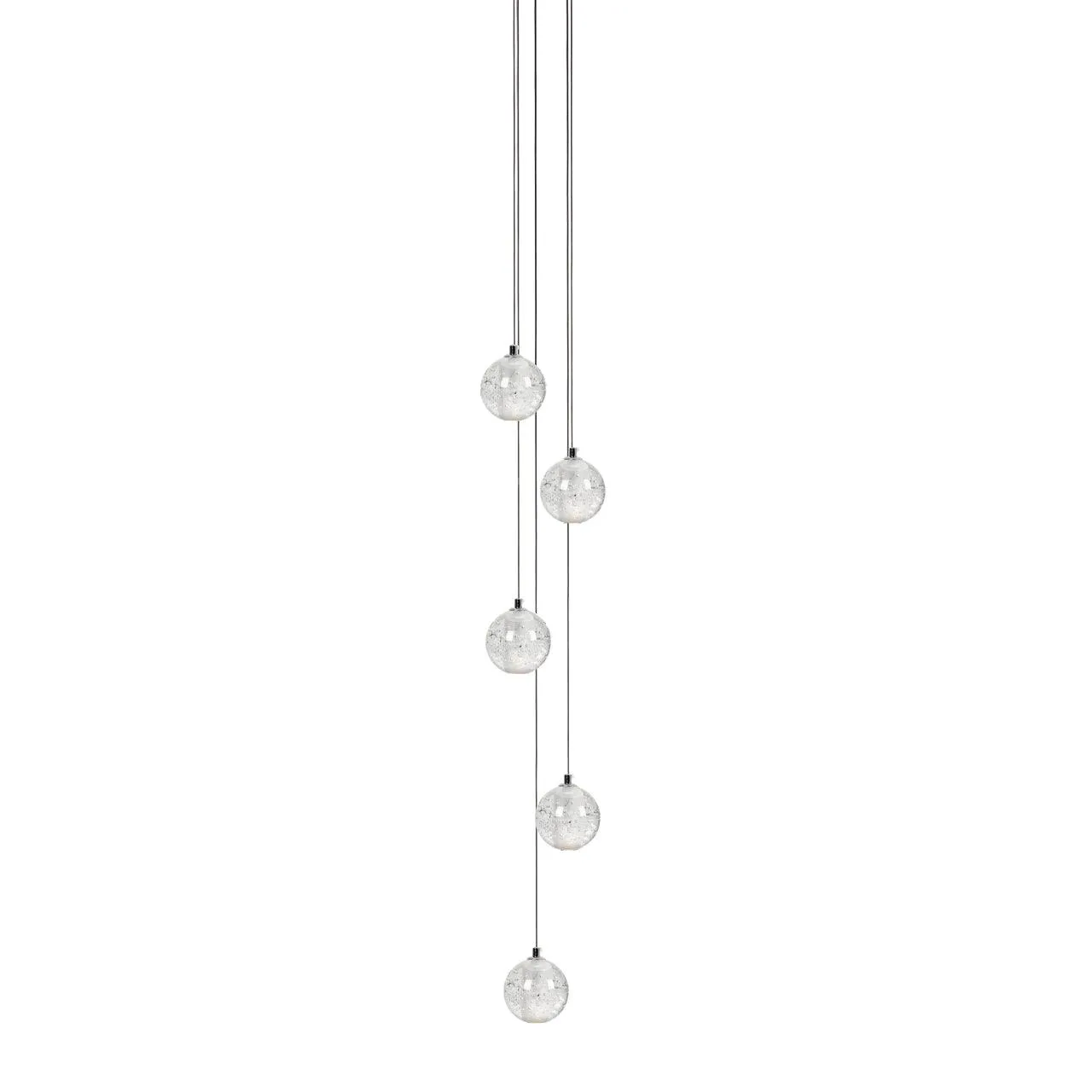 Round K9 Crystal Chandelier