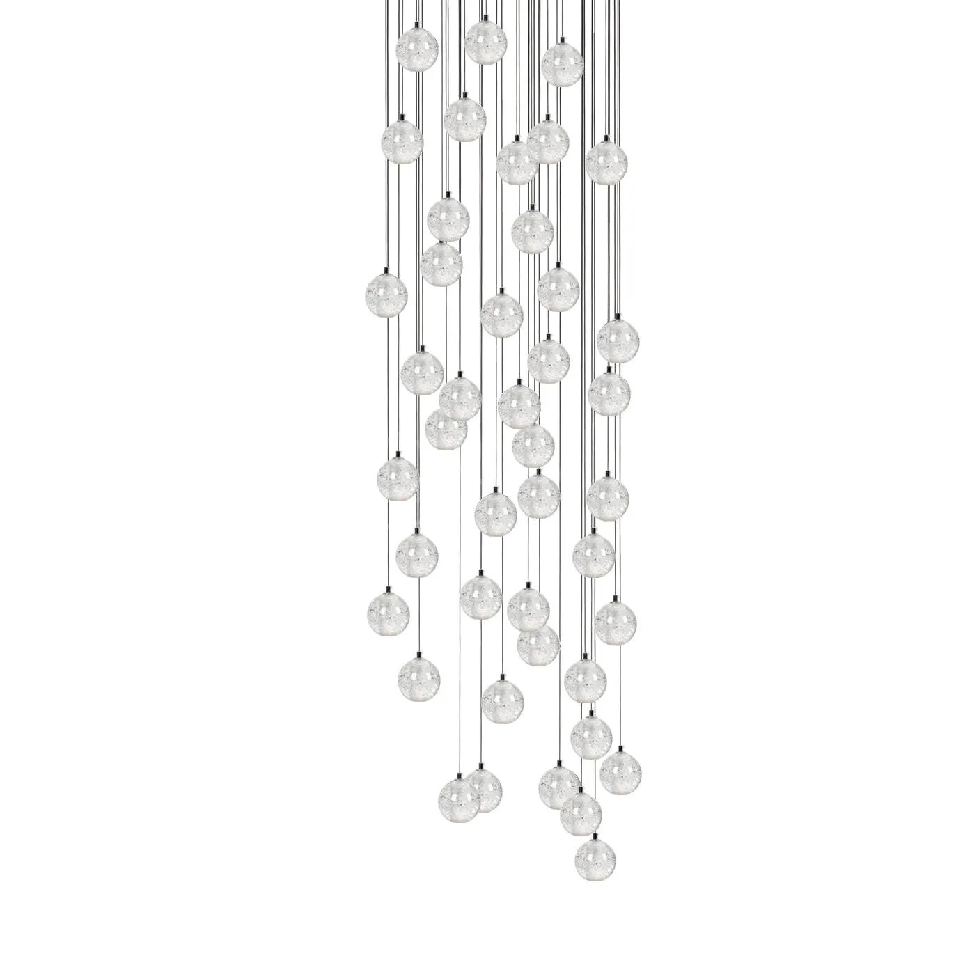 Round K9 Crystal Chandelier