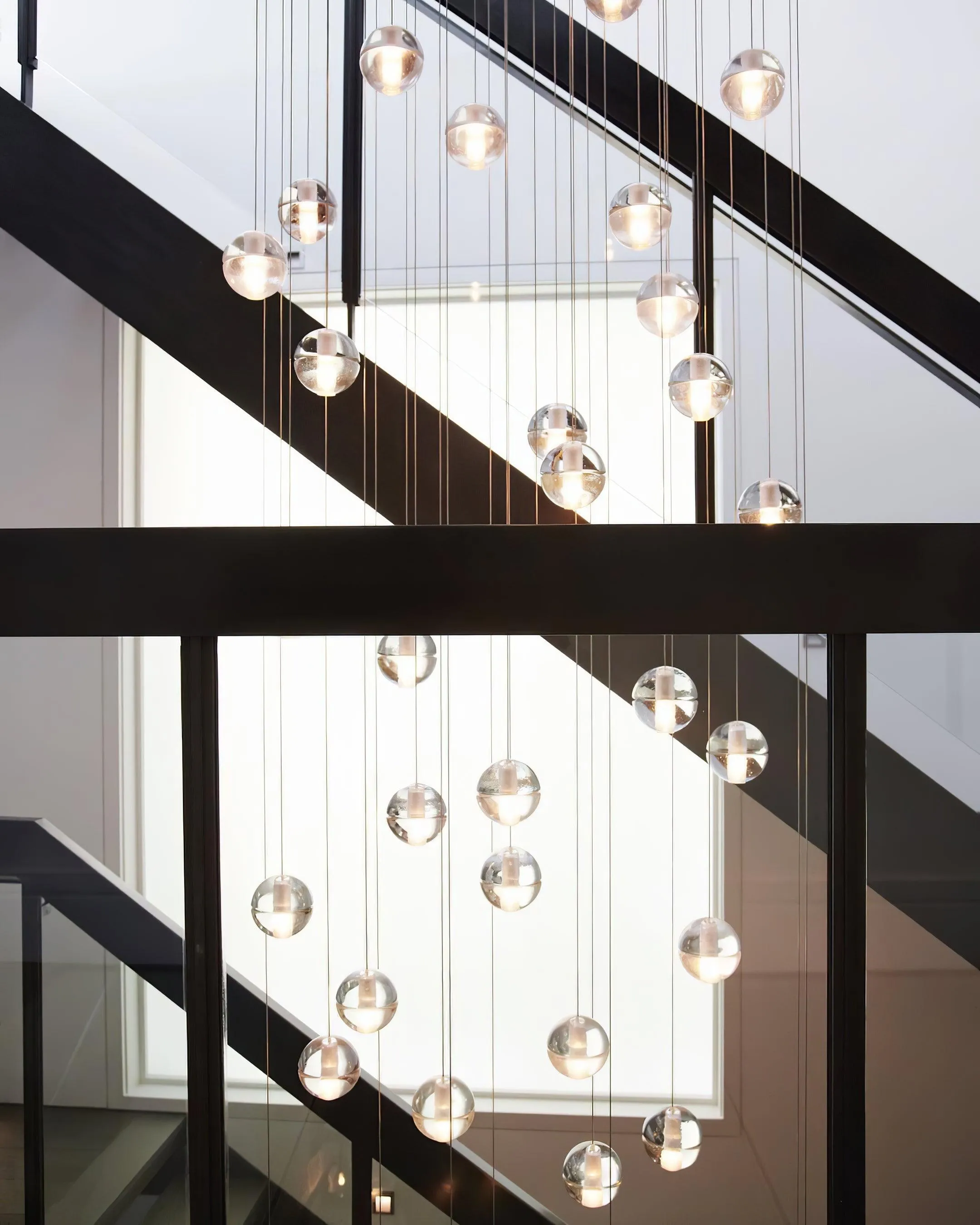 Round K9 Crystal Chandelier