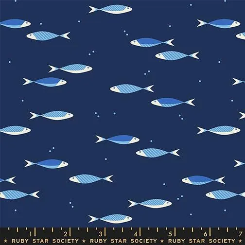 School Day in Navy - Water - Ruby Star Society