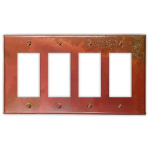 Sierra Copper - 4 Rocker Wallplate