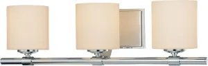 Slide 3 Light Vanity In Chrome and White Opal Glass