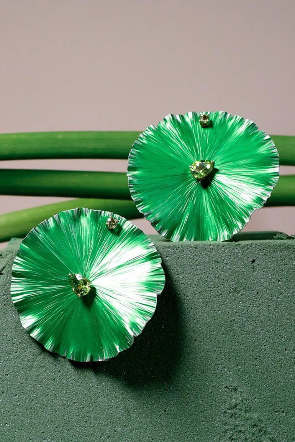 Small Peridot Mother Nature Earrings
