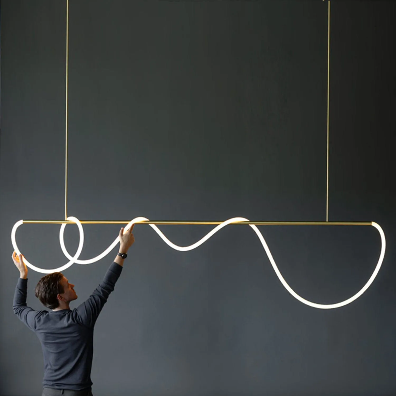 Snake Eye Modern LED Chandelier