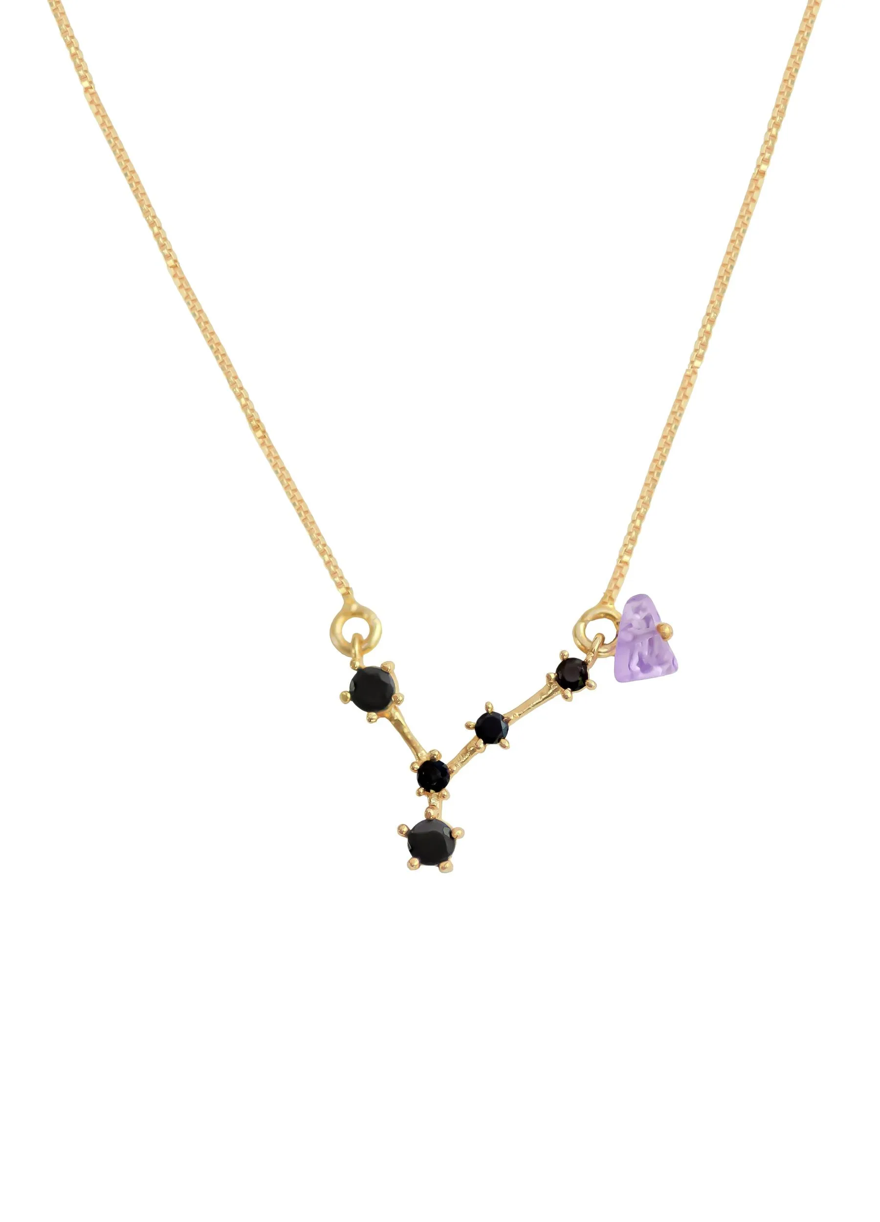 Star Pisces Zodiac Necklace