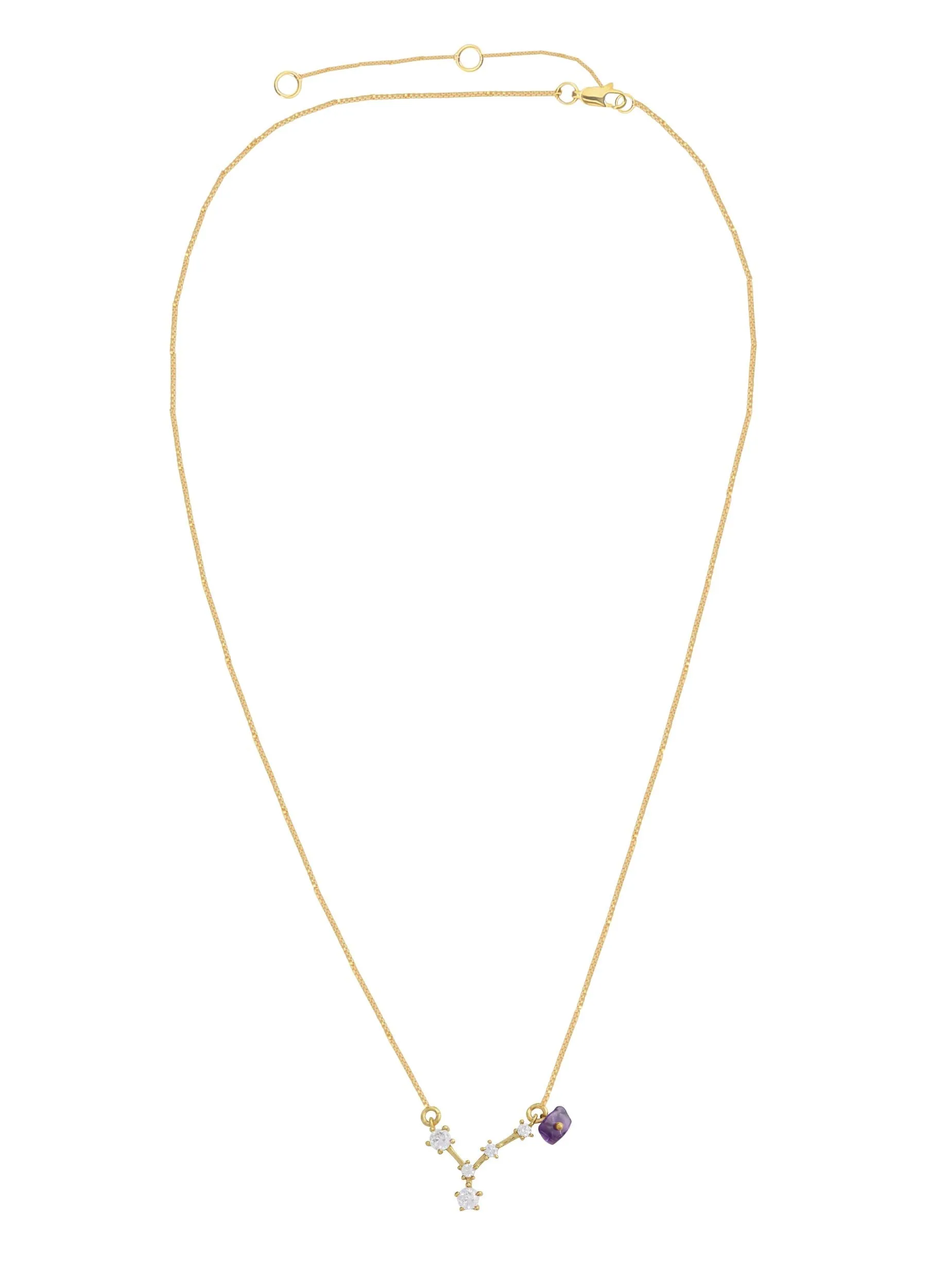Star Pisces Zodiac Necklace