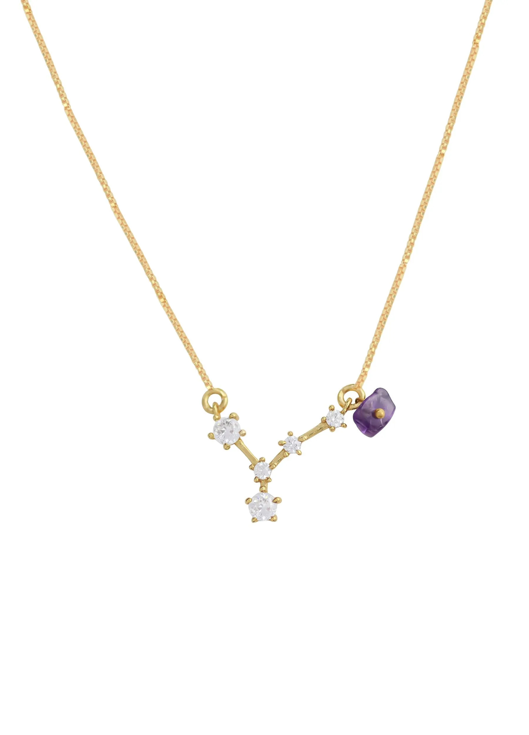 Star Pisces Zodiac Necklace