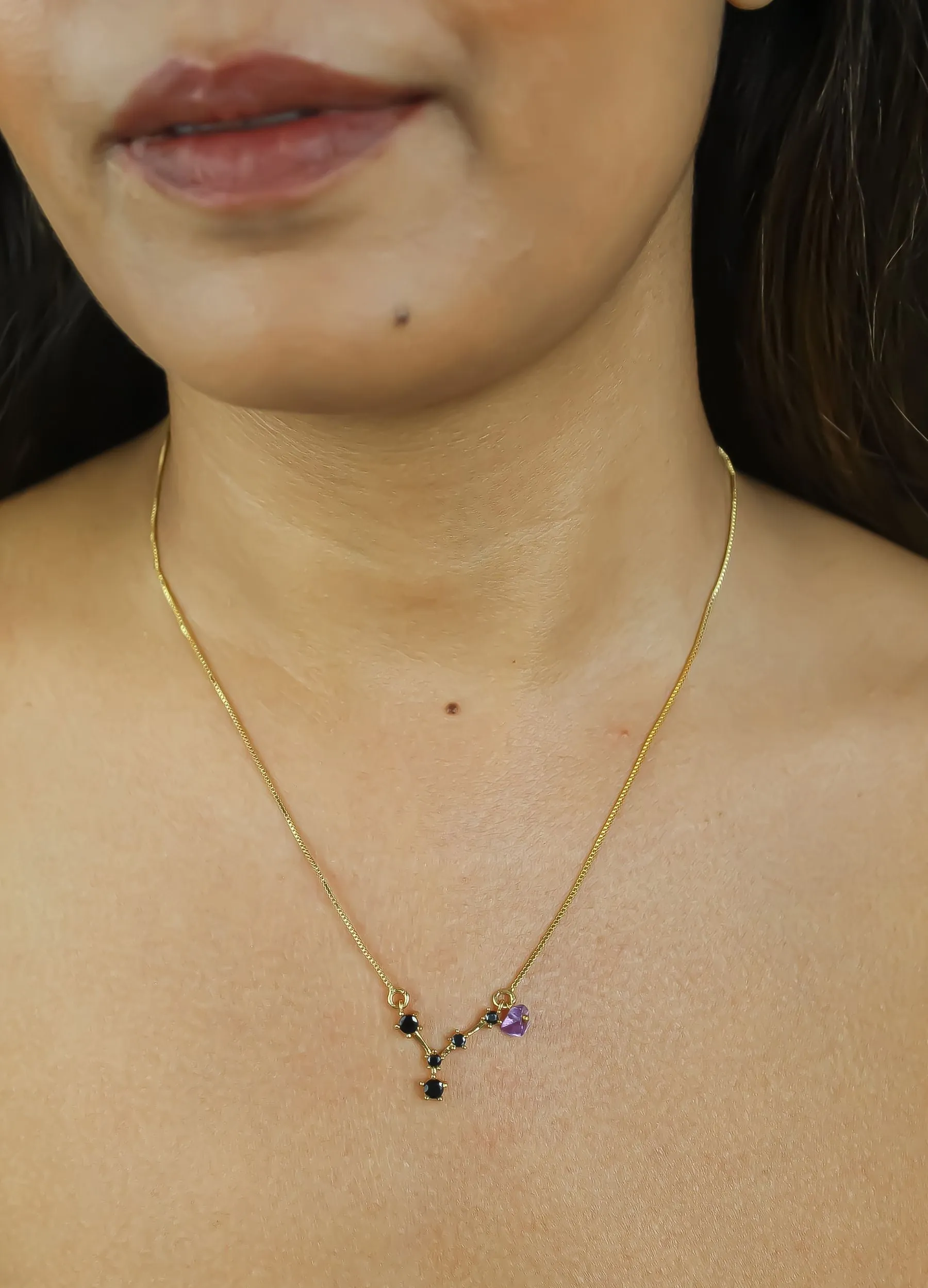 Star Pisces Zodiac Necklace