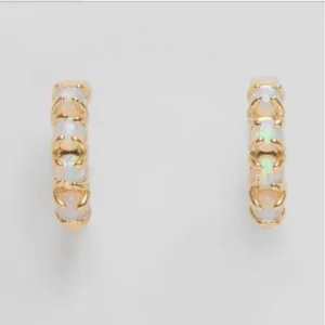 T T Sonata Opal Mini Huggie Earrings
