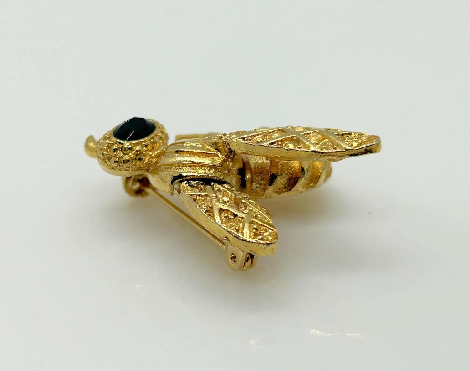 Vintage Gerry's Golden Bee Brooch with Great Detail
