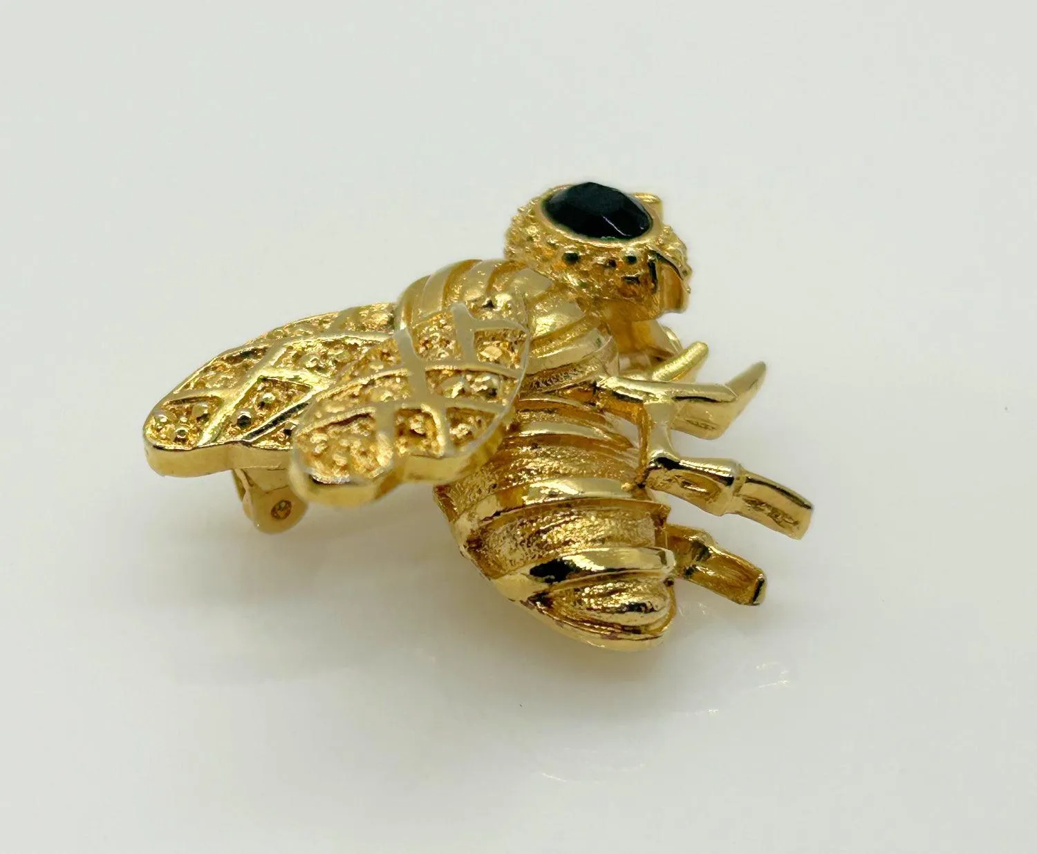 Vintage Gerry's Golden Bee Brooch with Great Detail