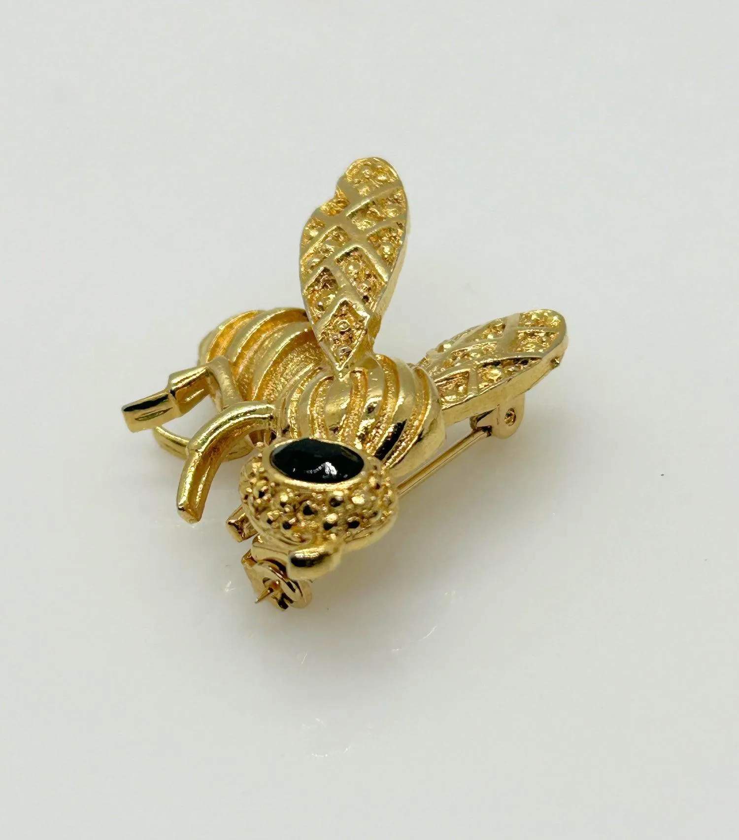 Vintage Gerry's Golden Bee Brooch with Great Detail
