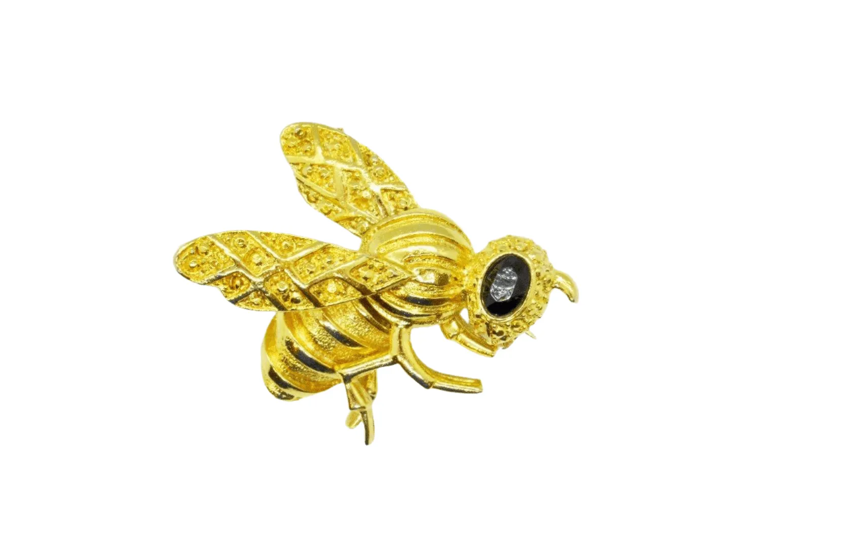 Vintage Gerry's Golden Bee Brooch with Great Detail