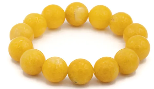 Yellow Calcite Natural Gemstone Bracelet